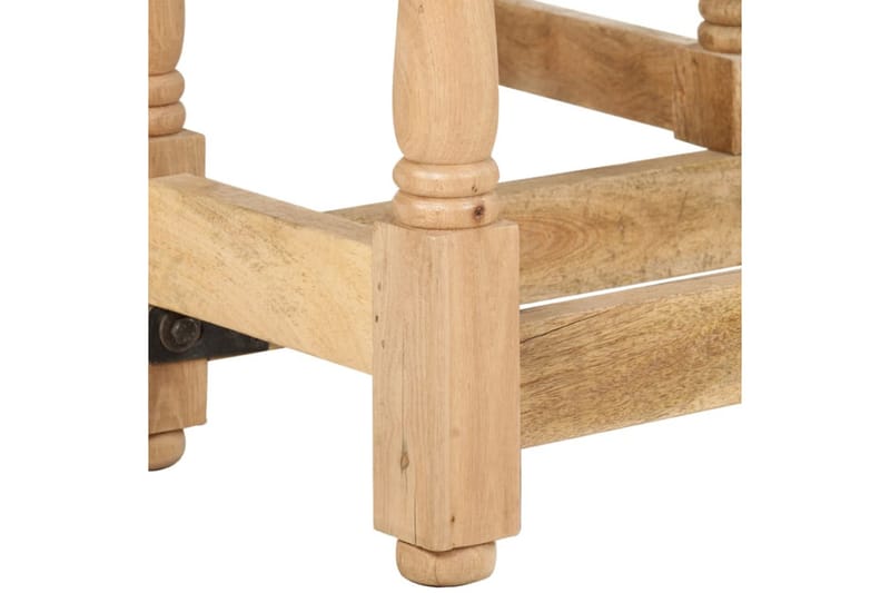 Matbord rund 110x76 cm massivt mangoträ - Brun - Möbler - Bord & matgrupper - Matbord & köksbord