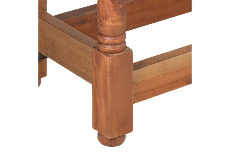 Matbord rund 110x76 cm massivt mangoträ - Brun - Möbler - Bord & matgrupper - Matbord & köksbord