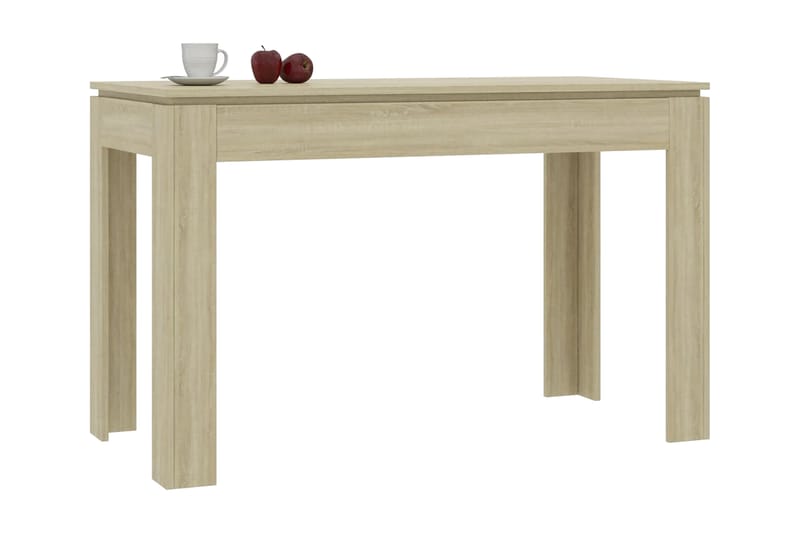 Matbord sonoma-ek 120x60x76 cm spånskiva - Brun - Möbler - Bord & matgrupper - Matbord & köksbord