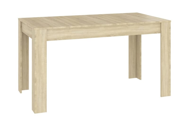 Matbord sonoma-ek 140x74,5x76 cm spånskiva - Brun - Möbler - Bord & matgrupper - Matbord & köksbord