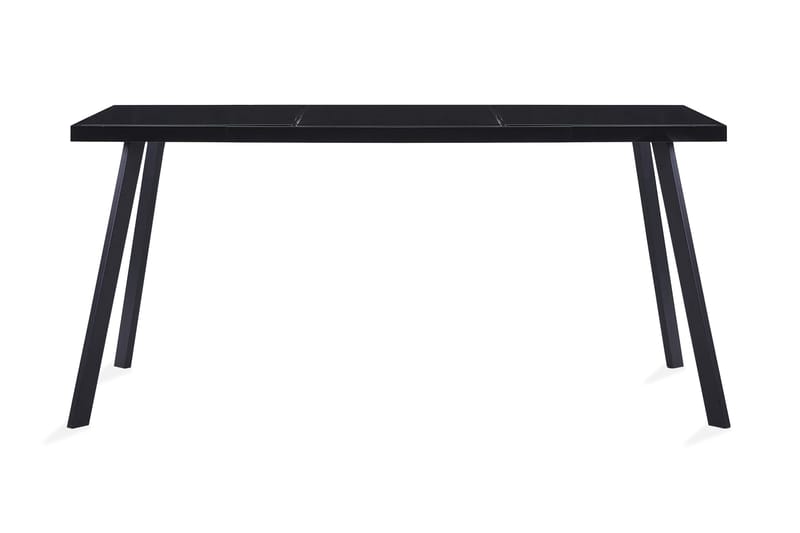 Matbord svart 180x90x75 cm härdat glas - Svart - Möbler - Bord & matgrupper - Matbord & köksbord