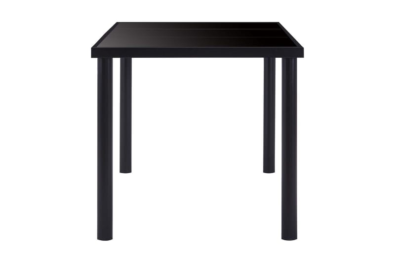 Matbord svart 200x100x75 cm härdat glas - Svart - Möbler - Bord & matgrupper - Matbord & köksbord