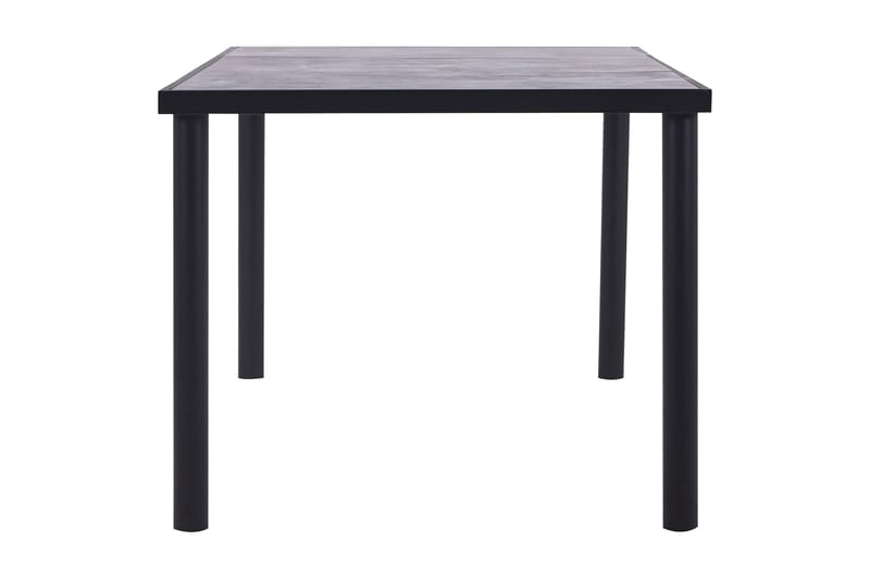 Matbord svart och betonggrå 200x100x75 cm MDF - Svart - Möbler - Bord & matgrupper - Matbord & köksbord