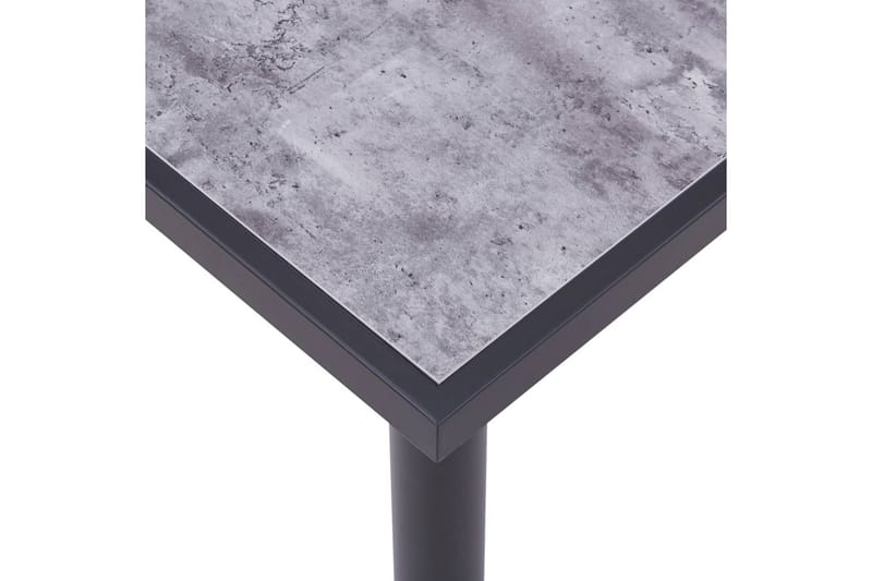 Matbord svart och betonggrå 200x100x75 cm MDF - Svart - Möbler - Bord & matgrupper - Matbord & köksbord