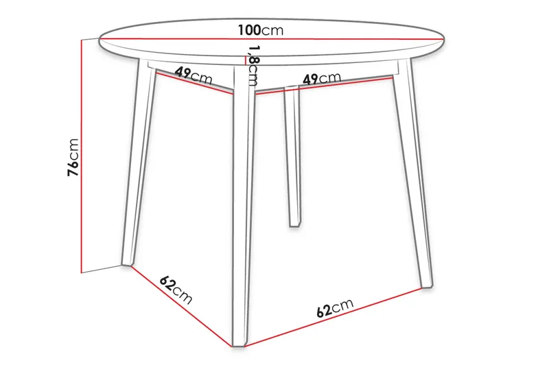 Matbord - Svart - Möbler - Bord & matgrupper - Matbord & köksbord