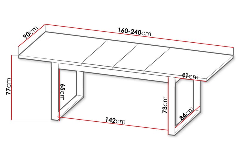 Matbord - Svart|Ek - Möbler - Bord & matgrupper - Matbord & köksbord