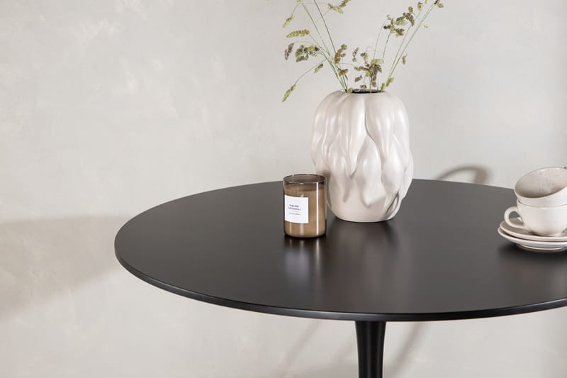 Matbord Venture Home Glade Matbord 100x74 cm Runt Black - Möbler - Bord & matgrupper - Matbord & köksbord