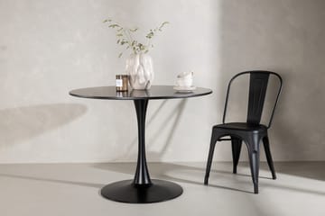 Matbord Venture Home Glade Matbord 100x74 cm Runt Black - Möbler - Bord & matgrupper - Matbord & köksbord