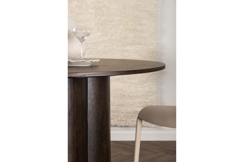 Matbord Venture Home Olivia Matbord 110 cm Runt Brown 110 cm - Möbler - Bord & matgrupper - Matbord & köksbord