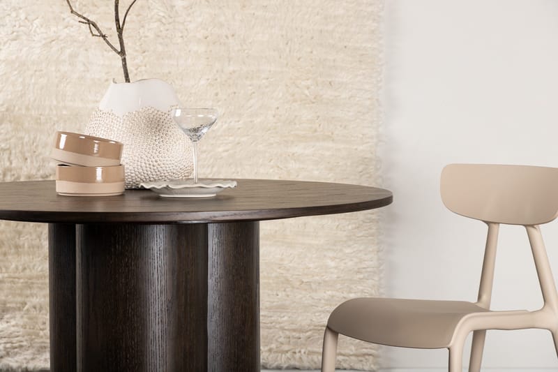 Matbord Venture Home Olivia Matbord 110 cm Runt Brown 110 cm - Möbler - Bord & matgrupper - Matbord & köksbord