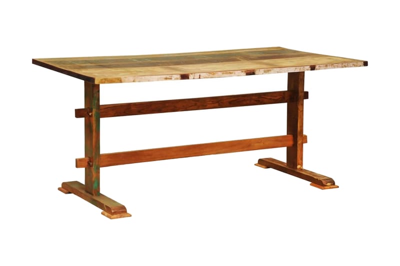Matbord vintage återvunnet trä - Brun - Matbord & köksbord