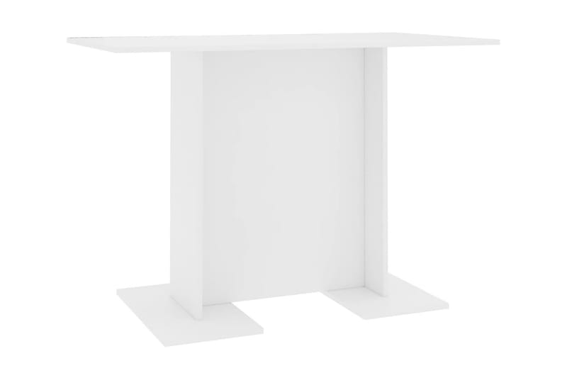 Matbord vit 110x60x75 cm spånskiva - Vit - Möbler - Bord & matgrupper - Matbord & köksbord