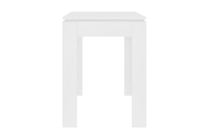 Matbord vit 120x60x76 cm spånskiva - Vit - Matbord & köksbord