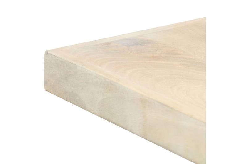 Matbord vit 160x80x75 cm massivt mangoträ - Vit - Möbler - Bord & matgrupper - Matbord & köksbord