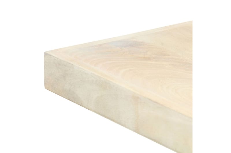 Matbord vit 200x100x75 cm massivt mangoträ - Vit - Möbler - Bord & matgrupper - Matbord & köksbord