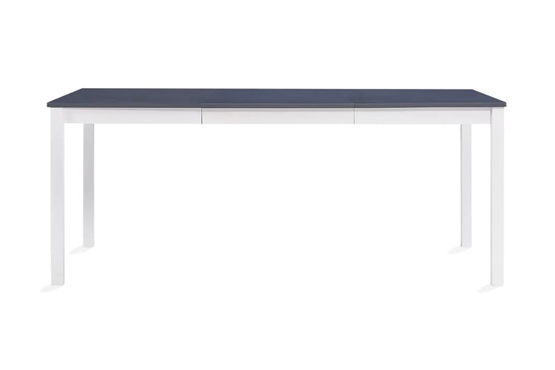 Matbord vit och grå 180x90x73 cm furu - Grå - Möbler - Bord & matgrupper - Matbord & köksbord