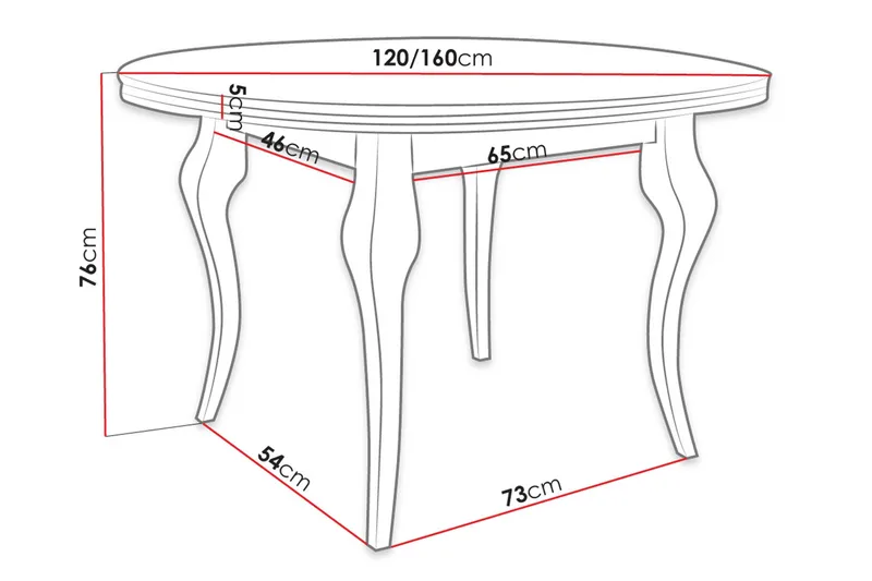 Matbord - Vit - Möbler - Bord & matgrupper - Matbord & köksbord