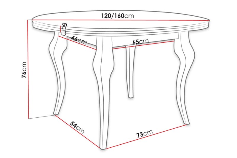 Matbord - Vit - Möbler - Bord & matgrupper - Matbord & köksbord