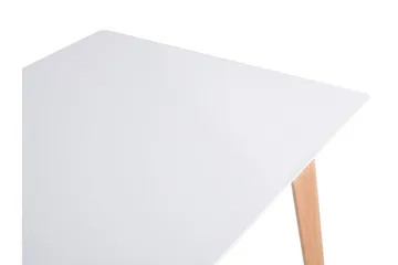 Medio Utdragbart Rektangulärt Matbord 120–155 cm i Trä - Vit - Möbler - Bord & matgrupper - Matbord & köksbord