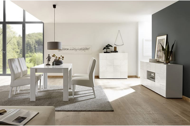 Mironne Förlängningsbart Matbord 180 cm - Vit - Möbler - Bord & matgrupper - Matbord & köksbord