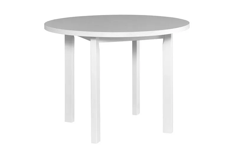 Napoli Runt Matbord 100 cm, Vit