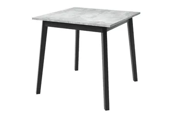 Narberth Litet Utdragbart Kvadratiskt Matbord 85 cm med Betong- och Metallutseende - Ljusgrå - Möbler - Bord & matgrupper - Matbord & köksbord