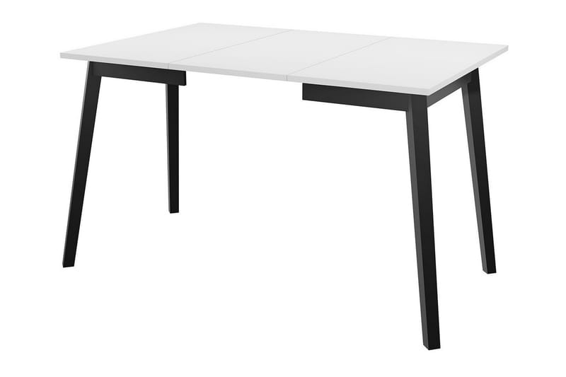 Narberth Litet Utdragbart Kvadratiskt Matbord 85 cm med Trä- och Ekutseende - Svart - Möbler - Bord & matgrupper - Matbord & köksbord