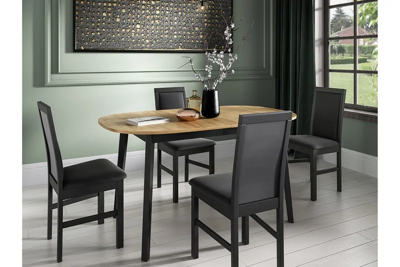 Narberth Matbord 80 cm - Svart - Möbler - Bord & matgrupper - Matbord & köksbord