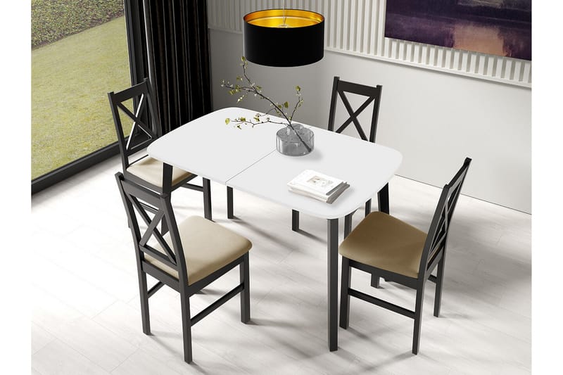 Narberth Matbord 80 cm - Vit - Möbler - Bord & matgrupper - Matbord & köksbord