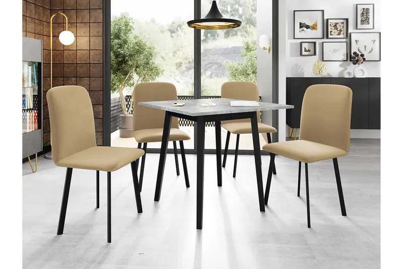 Narberth Matbord 85 cm - Svart - Möbler - Bord & matgrupper - Matbord & köksbord