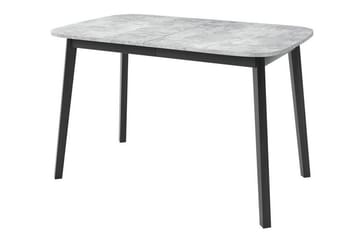 Narberth Utdragbart Ovalt Matbord 130 cm med Betongutseende - Ljusgrå - Möbler - Bord & matgrupper - Matbord & köksbord