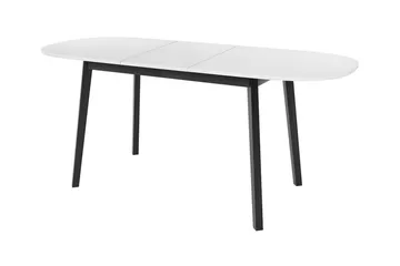 Narberth Utdragbart Ovalt Matbord 150 cm med Trä- och Ekutseende - Svart - Möbler - Bord & matgrupper - Matbord & köksbord