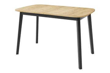 Narberth Utdragbart Rektangulärt Matbord 130 cm i Ek - Svart - Möbler - Bord & matgrupper - Matbord & köksbord