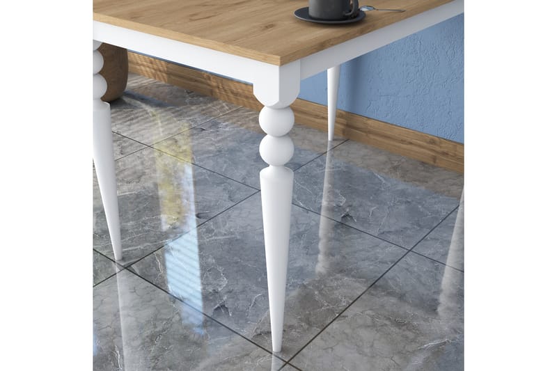 Naryani Matbord 120 cm - Valnöt/Vit - Möbler - Bord & matgrupper - Matbord & köksbord