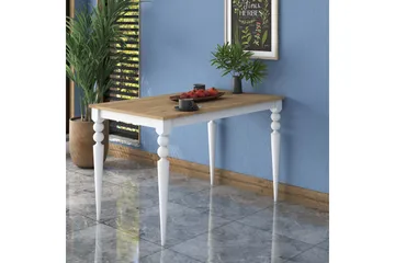 Naryani Matbord 120 cm - Valnöt/Vit - Möbler - Bord & matgrupper - Matbord & köksbord