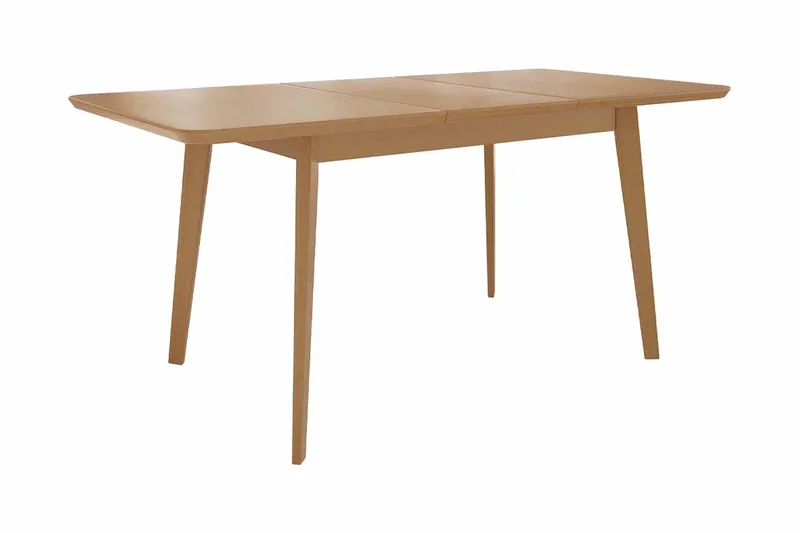 Natur Matbord 140 cm Rektangulärt i Trä, Brun