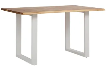 Netan Matbord 140 cm - Akacia Brun/Vit - Möbler - Bord & matgrupper - Matbord & köksbord