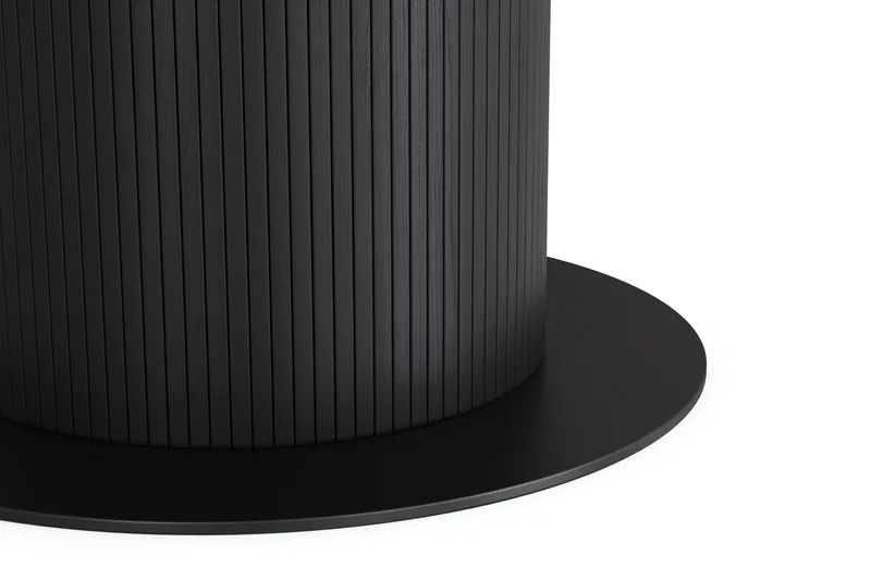 Noira Matbord 120 cm Ek Runt - Svart - Möbler - Bord & matgrupper - Matbord & köksbord