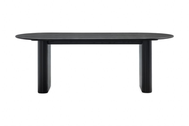Noira Ovalt Matbord 220 cm, Svart
