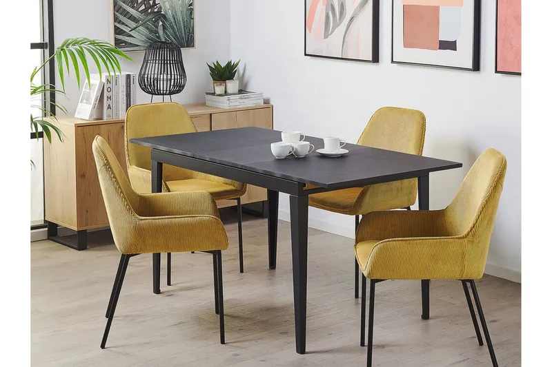 Norley Matbord 160 cm - Svart - Möbler - Bord & matgrupper - Matbord & köksbord