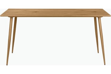 Oktoos Rektangulärt Matbord 120 cm i Trä med Metallben - Brun - Möbler - Bord & matgrupper - Matbord & köksbord