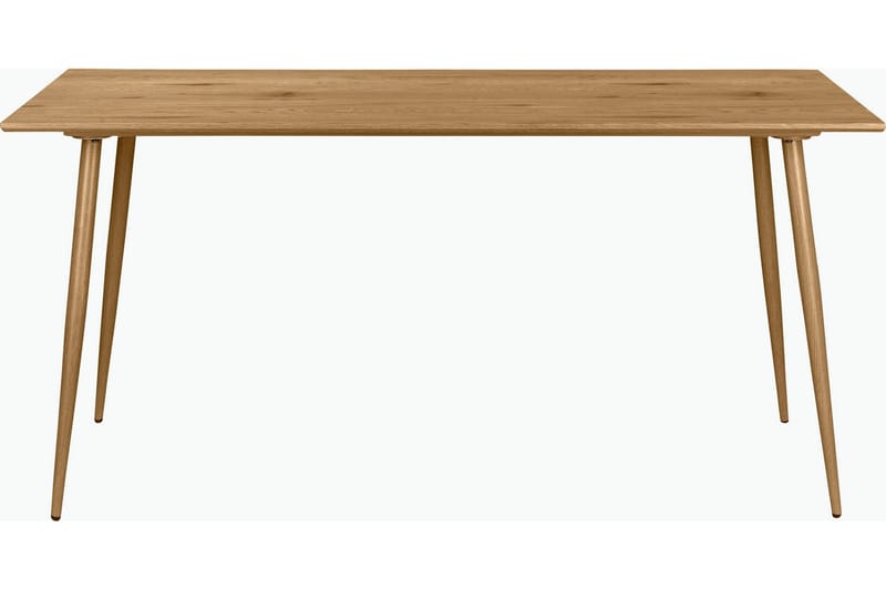 Oktoos Rektangulärt Matbord 120 cm i Trä med Metallben - Brun - Möbler - Bord & matgrupper - Matbord & köksbord