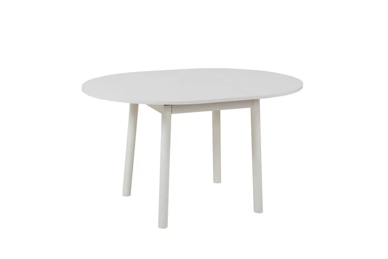 Oliver Litet Runt Matbord 100 cm i Målad MDF - Vit - Möbler - Bord & matgrupper - Matbord & köksbord
