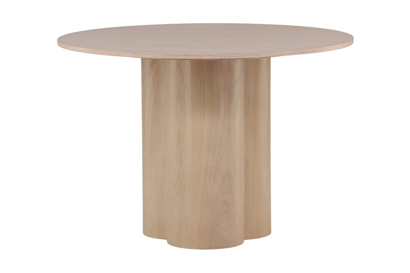 Olivia Matbord 110 cm Runt - Whitewash - Möbler - Bord & matgrupper - Soffbord