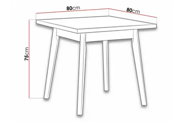 Patrickswell Matbord 80 cm - Svart - Möbler - Bord & matgrupper - Matbord & köksbord