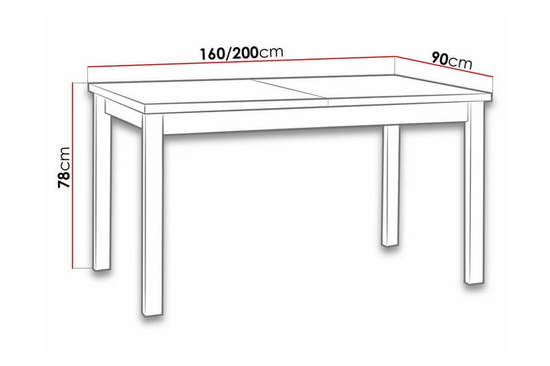 Patrickswell Matbord 90 cm - Svart - Möbler - Bord & matgrupper - Matbord & köksbord