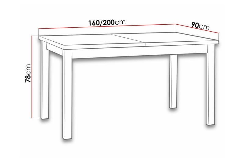 Patrickswell Matbord 90 cm - Vit - Möbler - Bord & matgrupper - Matbord & köksbord
