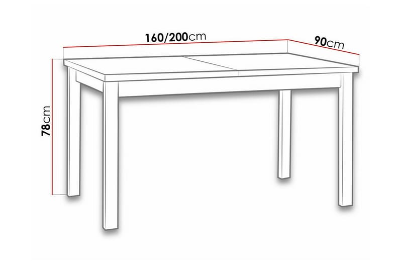 Patrickswell Matbord 90 cm - Möbler - Bord & matgrupper - Matbord & köksbord