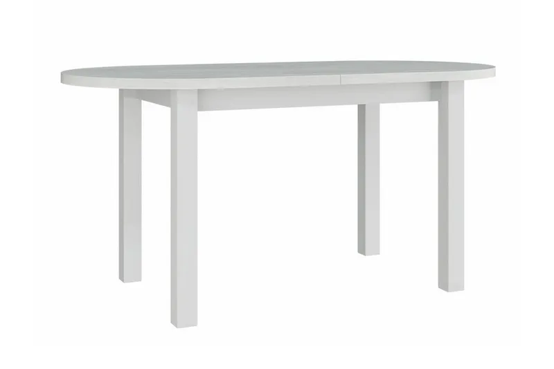 Patrickswell Utdragbart Ovalt Matbord 160 cm i Trä, Vit