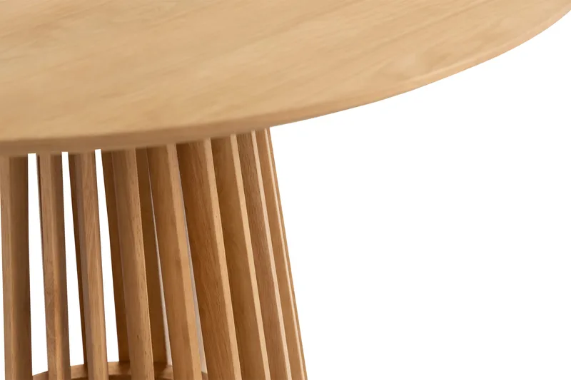 Peyra Matbord 120  cm Runt Ek - Natur - Möbler - Bord & matgrupper - Matbord & köksbord